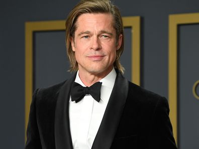 Brad Pitt poses at the 92nd Annual Academy Awards at Hollywood and Highland on February 09, 2020 in Hollywood, California. 