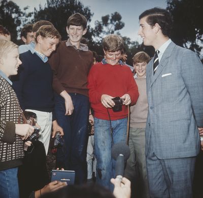 Prince Charles at Geelong Grammar School, 1970 