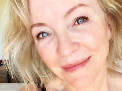 Rebecca Gibney shares makeup-free photo.