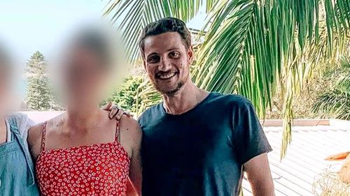 The party's host, identified as 31-year-old Matthew Harper, was allegedly knifed in the leg.  in Sydney