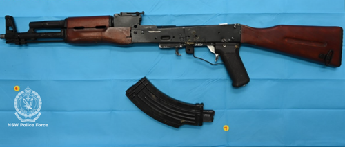 Another of the rifles found.