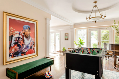 The real-life Colonial-style mansion featured in The Fresh Prince of Bel-Air.