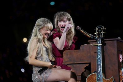 Taylor Swift performs at Accor Stadium on February 23, 2024 in Sydney, Australia.  