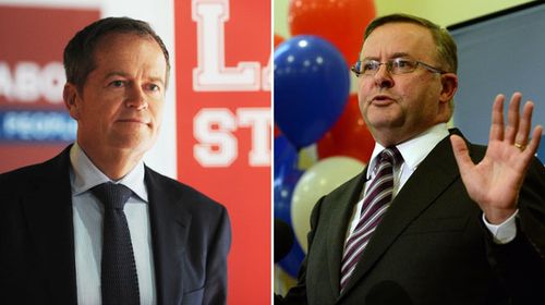 Labor leadership hopefuls Bill Shorten and Anthony Albanese. (AAP)