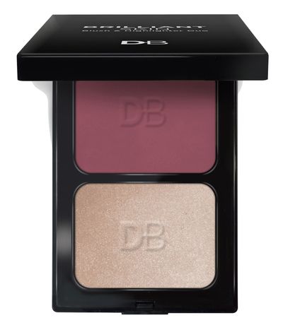 <a href="https://www.dbcosmetics.com.au/brilliant-skin-blush-illuminator-duo" target="_blank">Designer Brands Brilliant Skin Blush and Illuminator Duo,$14.99.</a><br />
The highly pigmented,
build-able formula is suitable for a variety of skin tones.