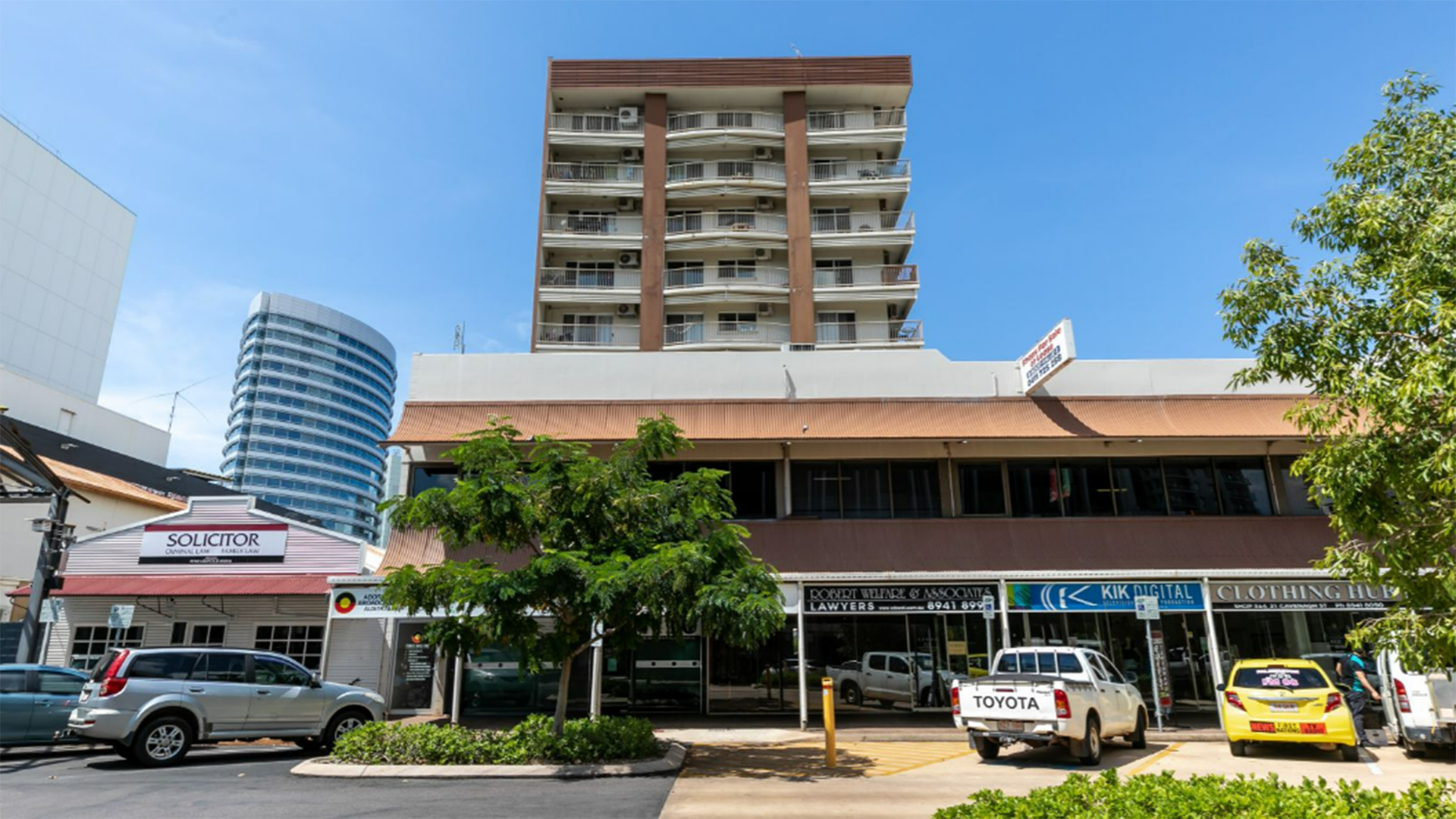 Baffling floorplan on $190,000 studio apartment for sale in Darwin City