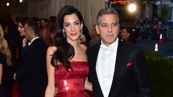 Amal and George Clooney at the 2015 Met Gala. Image: Getty.