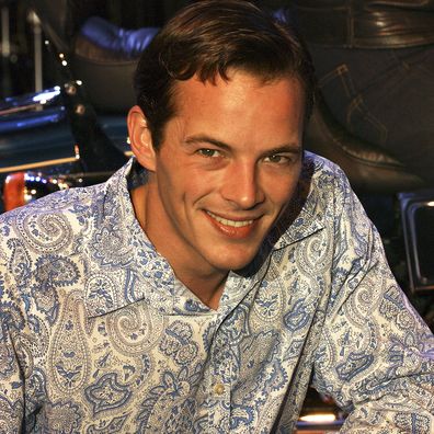 Dieter Brummer during a media preview of the stage production of 'Leader of the Pack' at the Star City Showroom on June 25, 2003 in Sydney, Australia. 