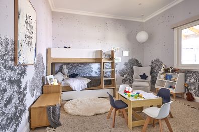 ห้องนอนเด็กของ Rachel และ Ryan เปิดเผยในสัปดาห์ที่ 9 ของ The Block 2022 Guest Bedroom Room