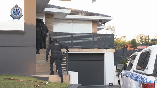 Police carry out raids in relation to ongoing gang land wars in Sydney's west.