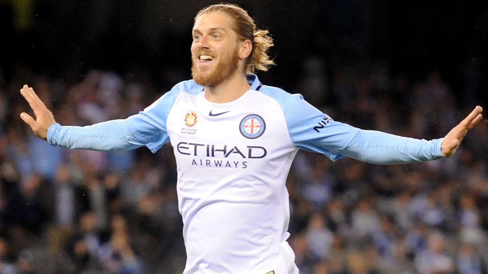 Luke Brattan has been rewarded for a strong start to the A-League season. (AAP)