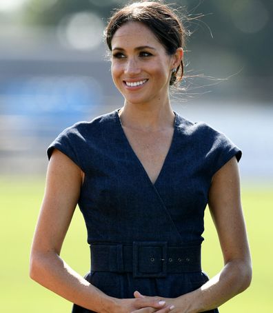 Meghan Markle Carolina Herrara denim dress