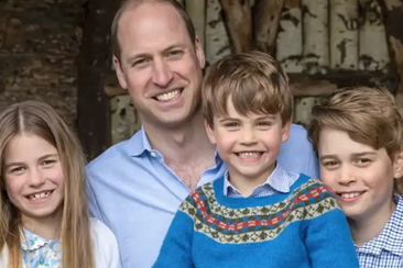 Prince William, Prince George, Princess Charlotte, and Prince Louis