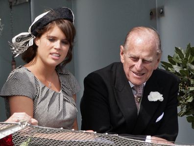 Princess Eugenie and Prince Philip