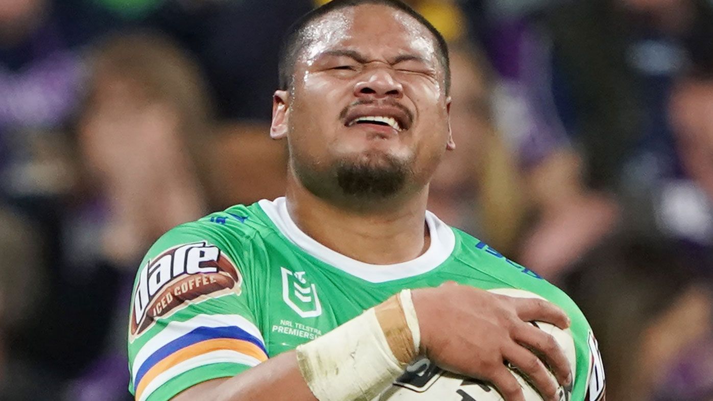 'He's in a bit of trouble': Leilua in the race of his life to be fit for NRL Grand Final