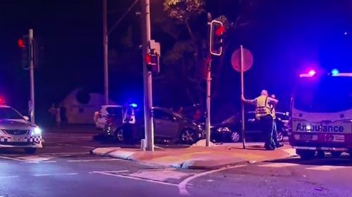 The 26-year-old motorcyclist was pronounced dead at the scene. (9NEWS)