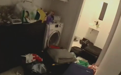 Police released body camera footage of the moment they stormed the apartment. 
