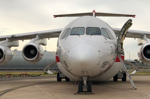 The NSW Rural Fire Service unveiled 'Boomer' at Richmond RAAF base today.