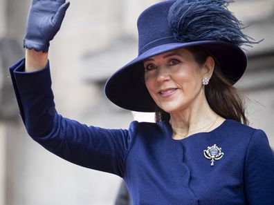 princess mary danish parliament blue outfit