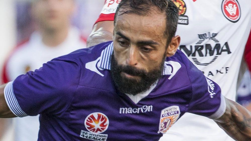 Glory star Diego Castro is facing time of the sidelines. (AAP)