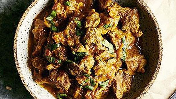 Taj Tandoor's tandoori goat