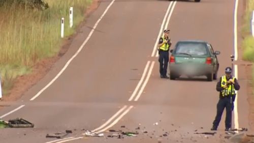 The driver of the car returned a negative breath test, police said. (9NEWS)