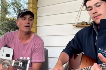 Shannon Noll and Blake Noll
