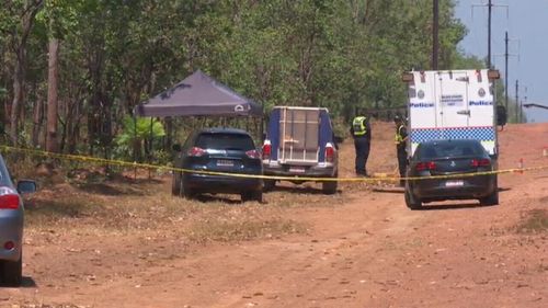 The woman's body was found on the side of the Arnhem Highway.