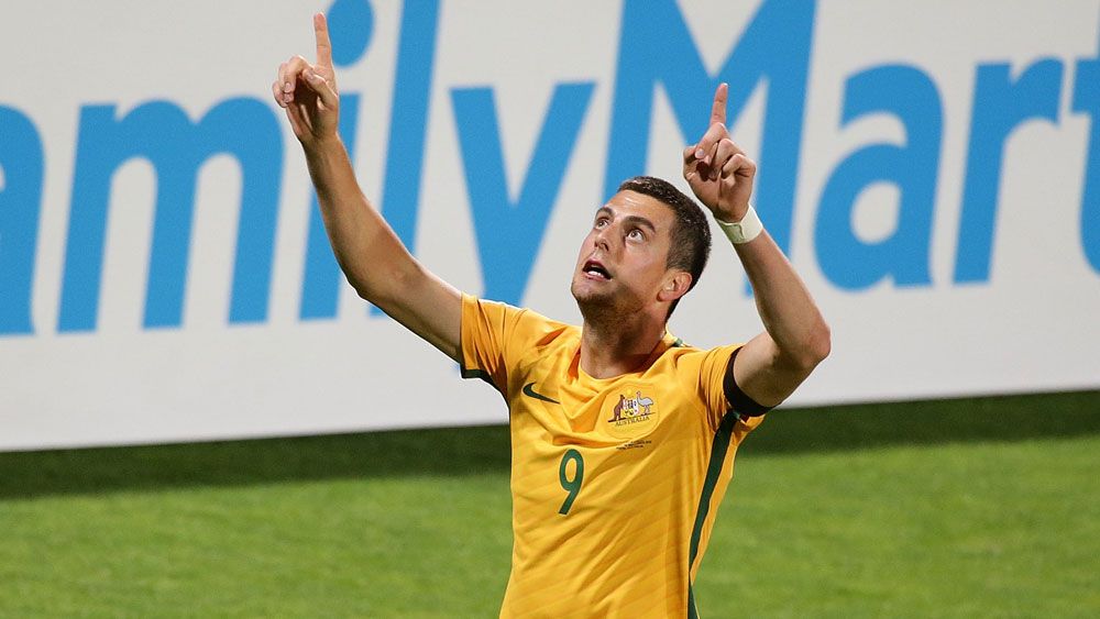 Socceroos striker Tomi Juric is pushing for higher honours. (Getty Images)