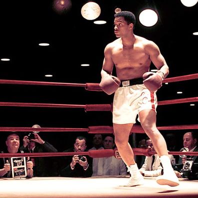 Will Smith in Ali playing  Muhammad Ali