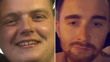 Nathan Kelly (left) and Christopher McLaughlin (right) have been acquitted of murder over the death of a homeless man in Sydney in 2018.