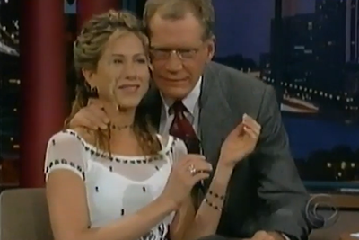 Jennifer Aniston on David Letterman