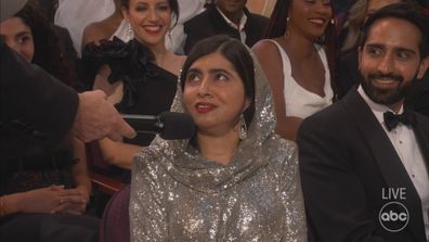 Malala Yousafzai at the 2023 Oscars