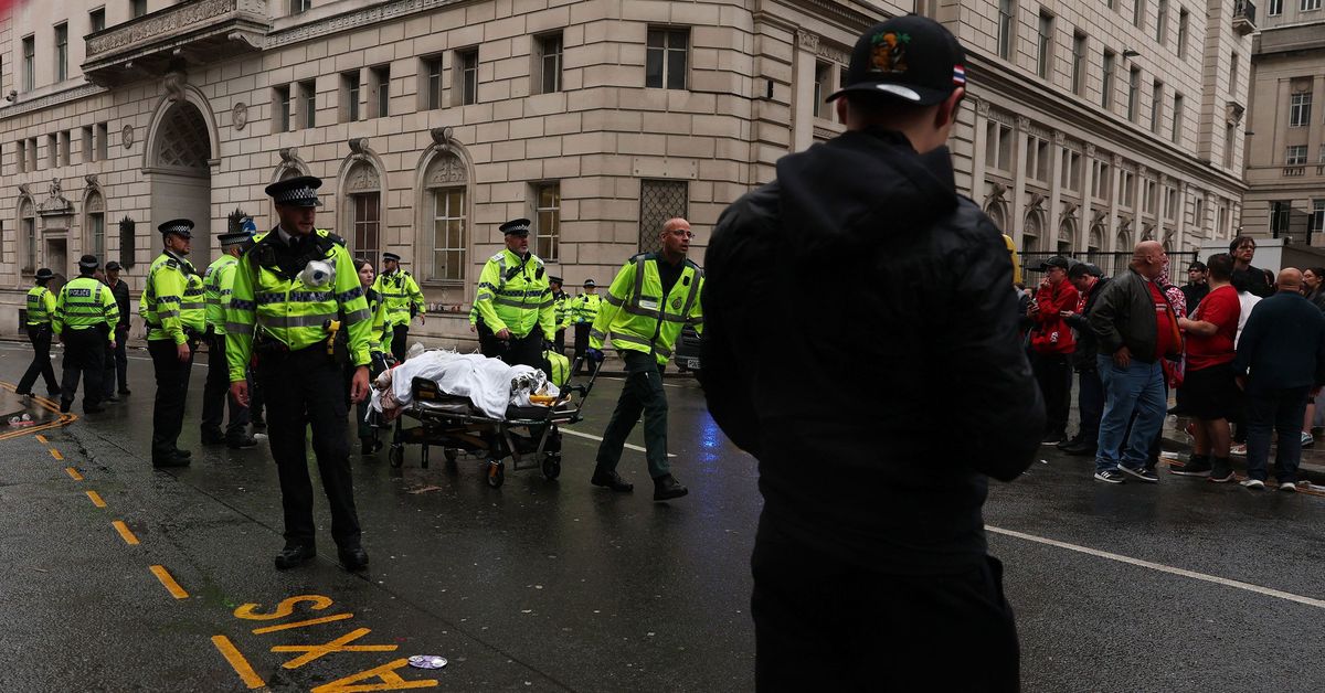 Images from Liverpool show revelry turn to horror