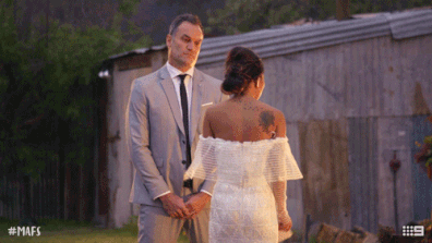Image result for Ning and Mark married at first sight gif