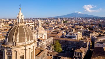 A view of Catania in Sicily.