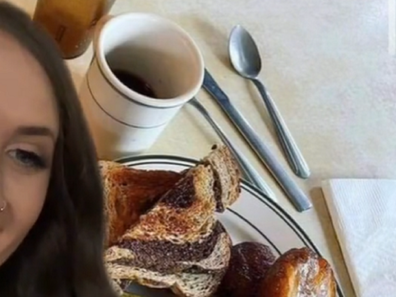 Girlfriend discovers boyfriend cheating breakfast photo on Instagram