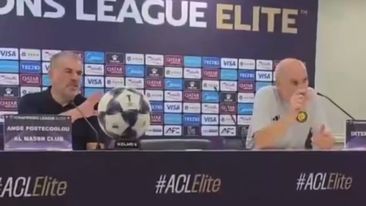 Ange's tense exchange with journo