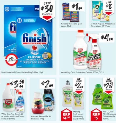 At The Reject Shop you can stock up on cleaning products this week.