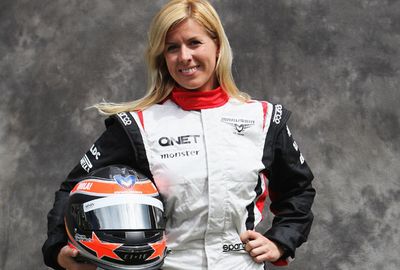 De Villota lost the sight in her right eye in a crash. (Getty)