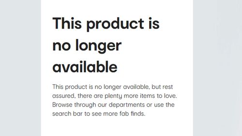 The wicker is no longer available online from Kmart Australia.