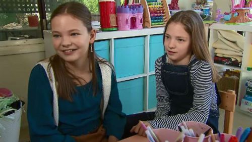 Ella (left) and Jasmine Hose. (9NEWS)