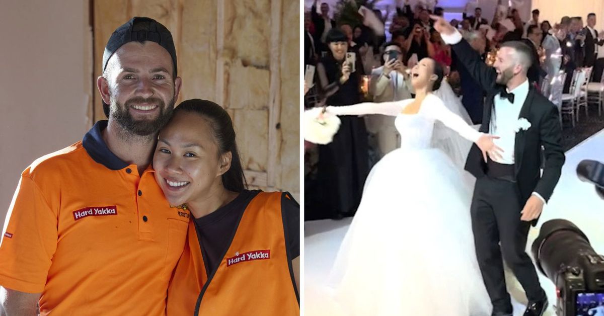 The Block 2024: Kristian and Mimi discuss their ‘viral’ TikTok wedding video after winning the season’s first room reveal