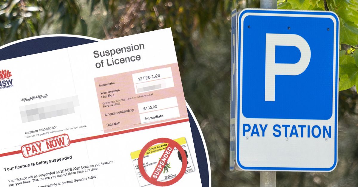 Andy paid his parking fine - only to be slapped with another $130 fee