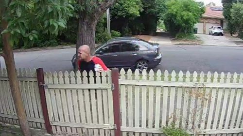 A mother and her daughter were sleeping inside their Sydney home when a stranger started to snoop around. (9NEWS)