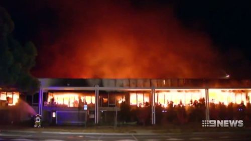 The fire broke out on the night of August 15, 2010. (9NEWS)