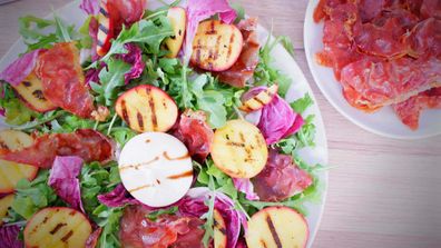 Grilled nectarines make a perfect summer showstopper salad