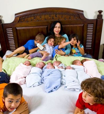 Nadya Suleman, otherwise known as Octomum, and her children