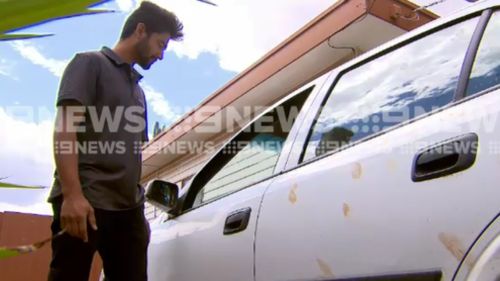 Asish Kumar narrowly avoided having his car covered in fresh chicken.