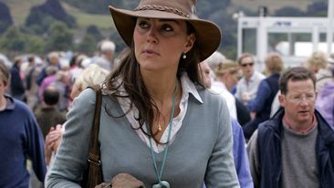 Kate Middleton attends the Festival of British Eventing, 2005
